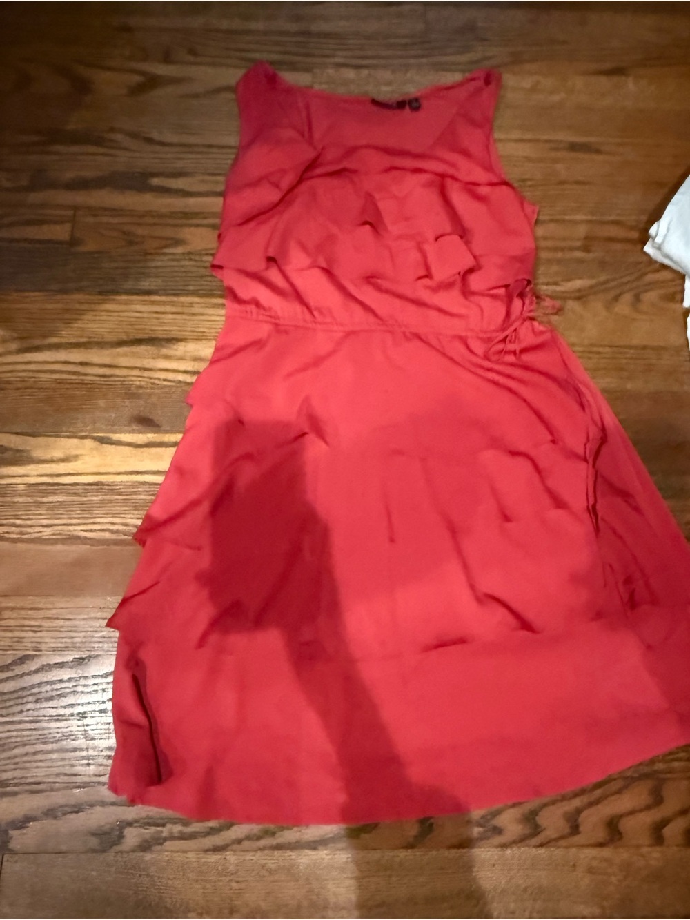 Apt. 9 Coral Ruffle Sleeveless Mini Dress